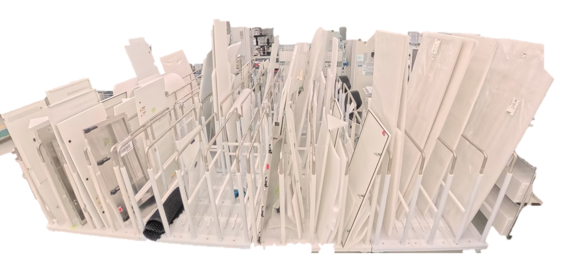 Customer-provided door panels with varied shapes and protrusions